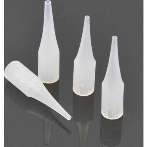 100PCS 1/3/5RL Permanent Makeup Needle Tip Eyebrow Tattoo Needle Caps Nozzle For Sunshine&Giant sun G-8650 G-9740 Tattoo Machine