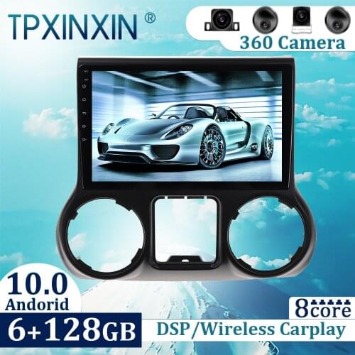 6+128GB For Jeep grand wrangler 2011-2016 Android 10 Carplay Radio Player Car GPS Navigation Head Unit Car Radio with Screen