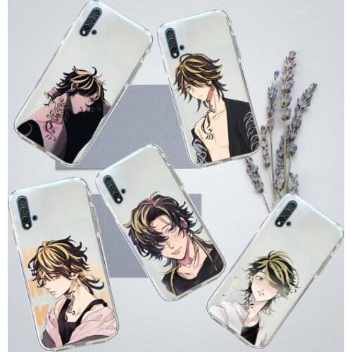 Tokyo Avengers Revengers Phone Case Transparent for Huawei honor P mate 40 20 30 10 50 i 9 x mate pro lite 8a