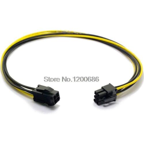 Cpu 4pin transfer card 6pin power supply wire harness 2 Pack 4-Pin Male to 8-Pin Female PCI Express Power wire harness