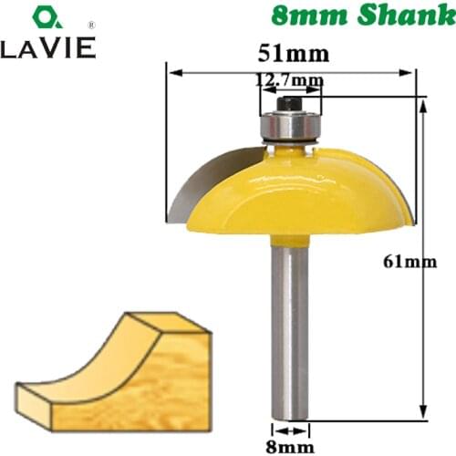 1pc 8mm Shank Classical Reversible Stile & Rail Router Bit Milling Cutter for Wood Door Knife Woodworking Tools Woodwork MC02028