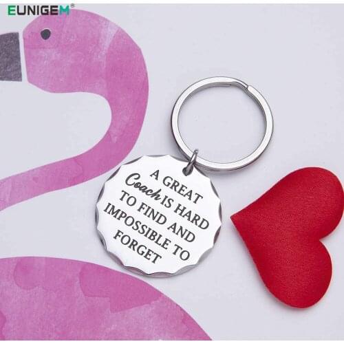 Football Coaches Keychain Sports Best Gifts for Basketball Baseball Swimming Soccer Coaches for Men Key Ring Charm