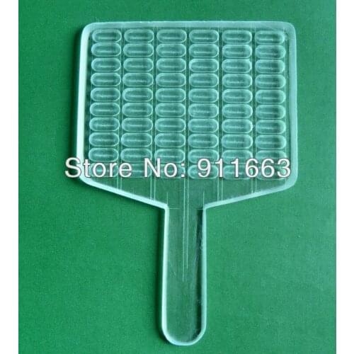 1# capusle used, 60 cavity capsule and tablet counter/count board of manual capsule and tablet fillers for comestic using