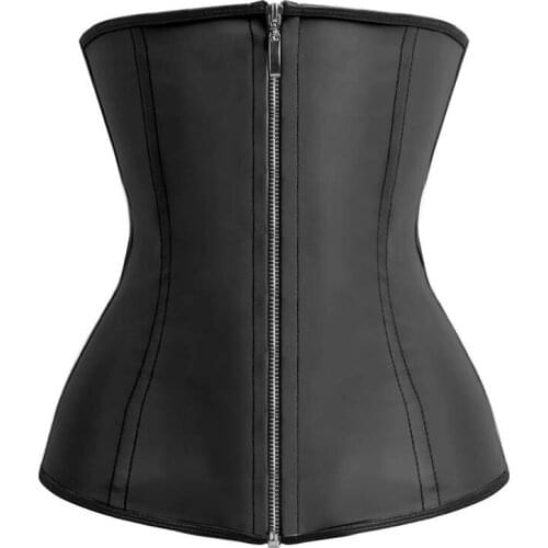 Latex Waist Trainer Slimming Belt Body Shaper Shapewear Women Slimming Belts Belly Steel Bone Cinchers Underbust Corset Top