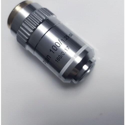 20.2mm RMS Metallurgical Biological Microscope Plan Achromatic Objective Lens 100x Optical Instruments New