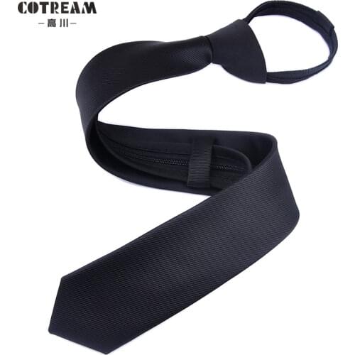 Fashion 5cm Necktie For Men and Women Slim Narrow Lazy Tie Easy To Pull Rope Neckwear Korean Style Wedding Party Aniversary Blue