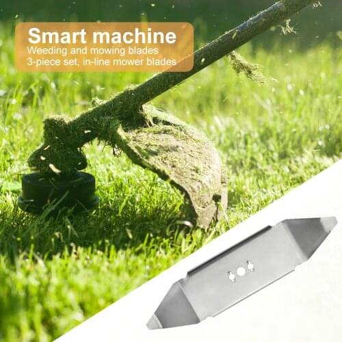 Stainless Steel 2 Teeth Replacement Brush Cutter Blade Grass Trimmer Knife Cutting Disc Lawn Mower Fittings Accessories for Gard