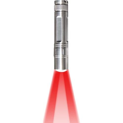 Newest 660nm 850nm Powerful Recharge Zoom Torch 2500mAh Tactical Flash Lamp Light By 630nm LED Flashlight