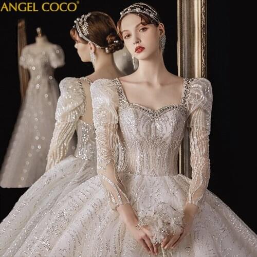 Maternity Dresses Wedding Gowns Bridal Dress Long Sleeve Elegant Bride Dresses Celebrity Abito Da Sposa Vestidos De Novia