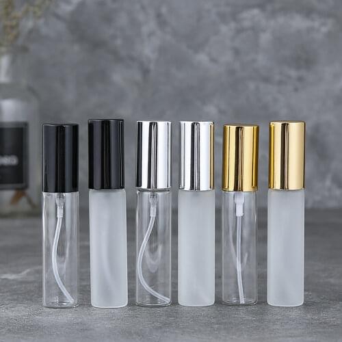 10ML Portable High-quality Travel Glass Fine Spray Thick Sample Bottle 150PCS/LOT