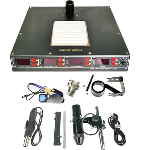 SAIKE 8510D iRDA SMD BGA REWORK STATION Multifunctional infrared hot air welding table universal lighting spotlights