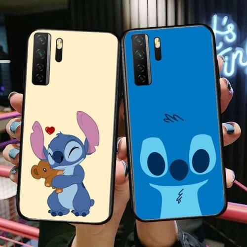 Stitch Blue Black Soft Cover The Pooh For Huawei Nova 8 7 6 SE 5T 7i 5i 5Z 5 4 4E 3 3i 3E 2i Pro Phone Case cases