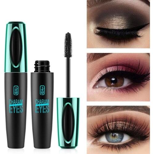 Magic 4D Mascara Waterproof Thick Long Lasting Silk Fiber Extension Black Thick Lengthen Eyelash Cosmetics