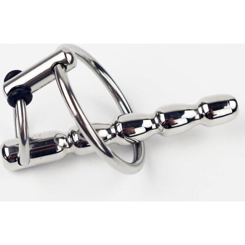 Stainless Steel Urethral Sound Hollow Penis Plug Urethral Catheter Dilators Cock Ring Sex Toys for Men