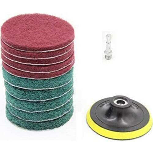 11Pcs Drill Brush For Car Carpet Wall And Tile Cleaning Cleaner Combo Tool Kit