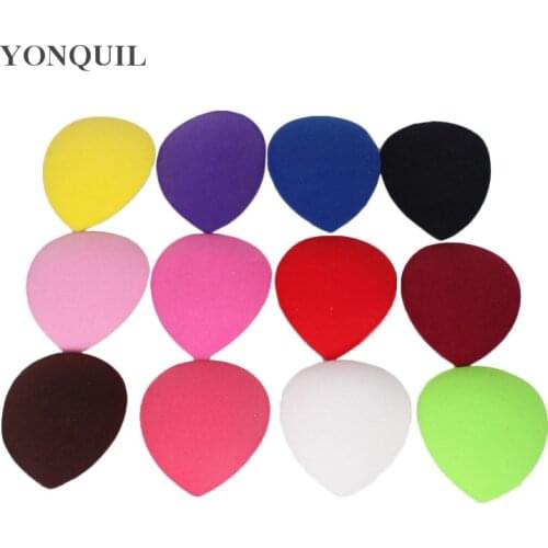 13CM Teardrop Fascinator Base Millery Base DIY Wedding Hair Accessories Party Hats Occasion Hairstyle Material Multiple Colors