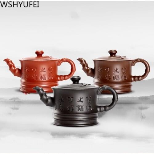 130ml Top Sale Chinese style Tea set Tea Set Yixing Zisha Teapot Handmade Tea Pot Travel tea set Chinese Tea Ceremony Gift BONUS