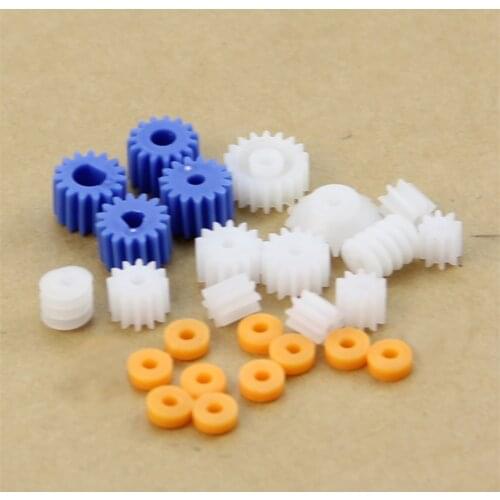 16 Kinds Shaft Gears Spindle Gears Gear-B 2MM 2.3MM 3MM 3.17MM 4MM Worm Plastic