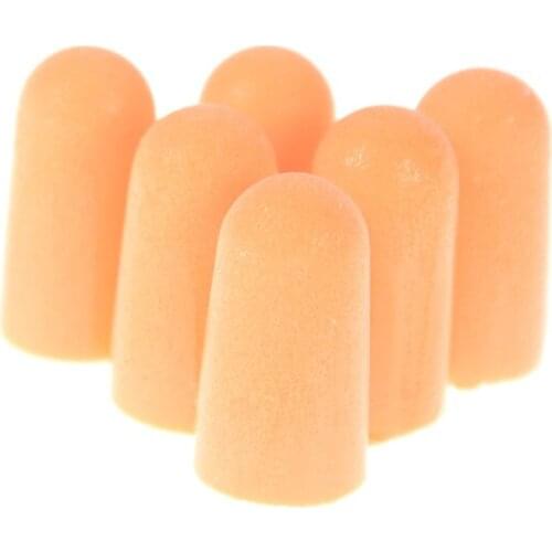 30 pairs Soft Foam Ear Plugs Noise Reduction Orange Tapered Travel Sleep Noise Prevention Earplugs For Travel Sleeping