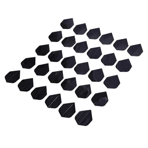 30 Pcs/lot Dart Flights High Quality Simple Pure Black Dart Flights for Outdoor Sports PL