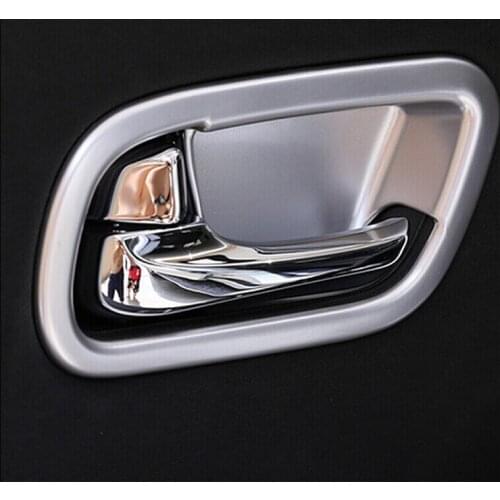 For Infiniti QX80 2013-2018 LHD ABS Car inner door Bowl protector frame Cover Trim sticker Car accessories styling 4pcs