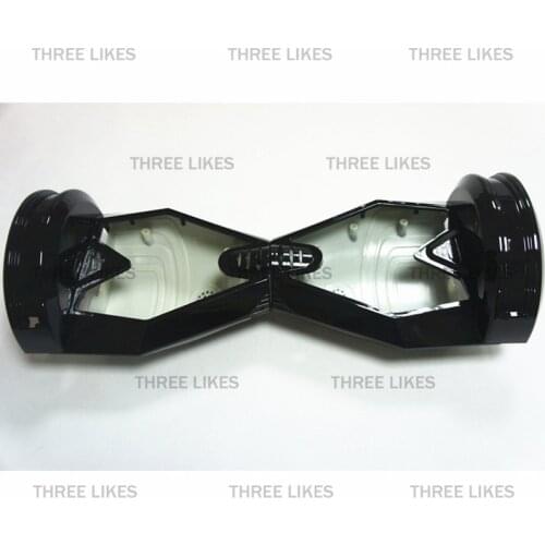 Black 8 Inches Scooter Hoverboard Plastic Shell Cover Case Accessories for 2 Wheel Self Balancing Electric Scooter Replacement