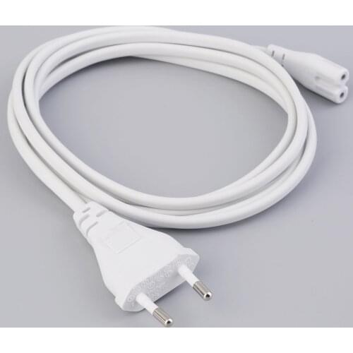 1.5 M hot sale 1Pcs Volex EU European 2-Prong Port AC Power Cord Cable For Mini Router for apple TV PS2 PS3 Power Cable