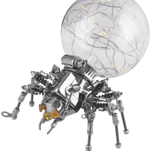 Mechanical Party Phantom Magic Spider 3D 3D Handmade Metal Puzzle Model Ambience Light DIY Gift for Men metal puzzle
