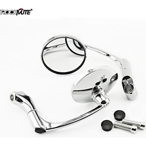Motorcycle Universal Retro Round Rearview Mirror Cafe Racer For DUCATI GT1000 /S Scrambler 100 1100 125 250 350 50 350 750 SPORT