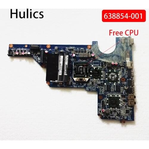 Hulics Original 638854-001 fit For HP Pavilion G4 G6 G7 Laptop Motherboard 638855-001 647627-001 DA0R22MB6D0 R22 DDR3 mainboard