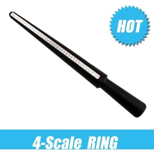 Plastic Ring Sizer Stick,4 Scale Measuring Stick EUR/US/JAPAN/ HK &TSK Ring Gauge plastic Finger Sizer Tool Measure goldsmith