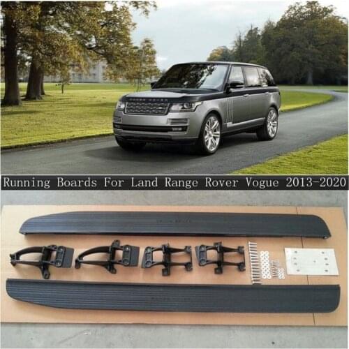 High Quality Aluminum Alloy Running Boards Side Step Bar Pedals Fits For Land Range Rover Vogue 2013-2020