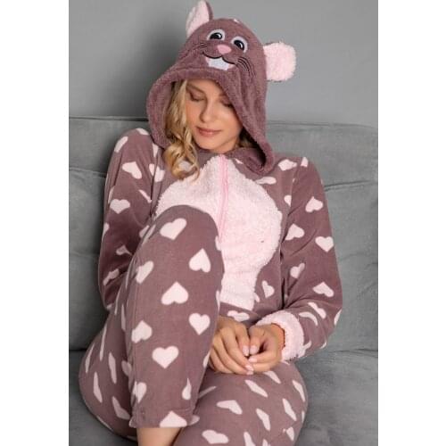 Pink Women Patterned Welsoft Jumpsuit 95 COTTON 5 SPANDEX Stylish Design Pleasant View Quality Handy Exquisite Trend 2021 style Fashion