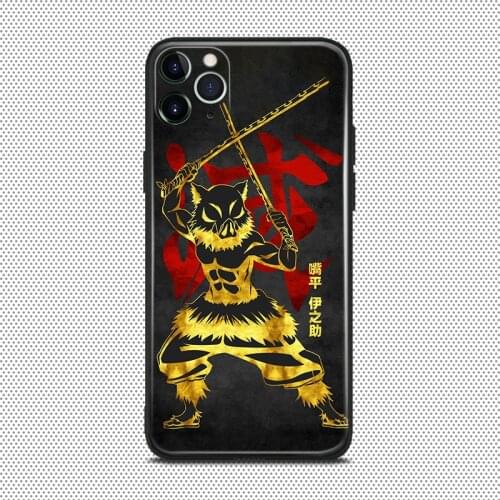 Inosuke Demon Slayer Kimetsu no Yaiba For iPhone se 6 6s 7 8 plus x xr xs 11 12 mini pro max soft silicone phone case cover