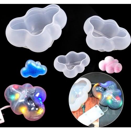 Cute Clouds Silicone Mold Jewelry Mold UV Epoxy Resin Mold Pendant Craft DIY Making Jewelry Mold Tool