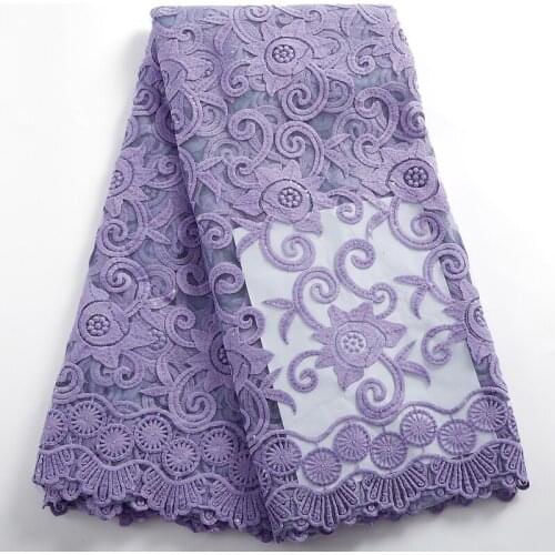 SJD LACE African Lace Fabric 2021 Sequins High Quality French White Lace Fabric Latest Sequence Laces Wedding Women Dress A 2433