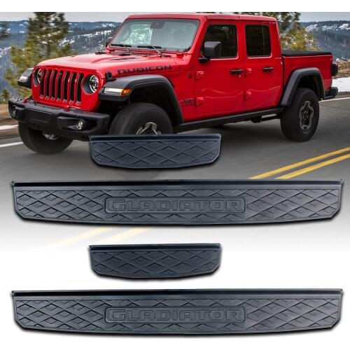 For Jeep Gladiator 2020 4 Door Sill Guards Entry Guards Plate Cover