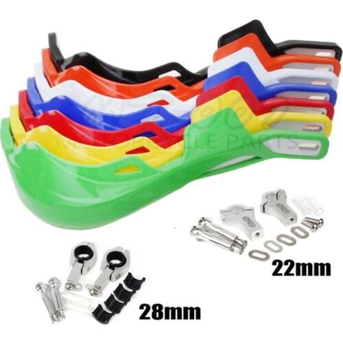 Yellow Handguards hand guards For Motorcycle Motocross Dirt Pit Bike ATV CRF YZ 250F KLX EXC 7/8" 22mm Or 1-1/8 28mm Handlebar