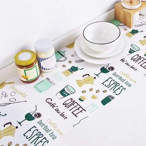 1 Roll Multifunctional Table Mat Antifouling Waterproof Drawer Shelf Liners Shoebox Mildew Proofing Moisture-proof Pad 30X300cm