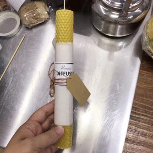 10Pcs Beeswax Sheets Candle Making Craft DIY Kits, Honey Candles Maker Full Bees Wax Honeycomb, Beekeeping Foundation Sheets