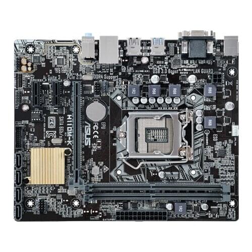 Full new ASUS H110M-K motherboard (Intel H110/LGA 1151)