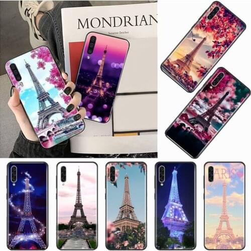 Paris Eiffel Tower art pattern Phone Case For Samsung galaxy S 9 10 20 A 10 21 30 31 40 50 51 71 s note 20 j 4 2018 plus