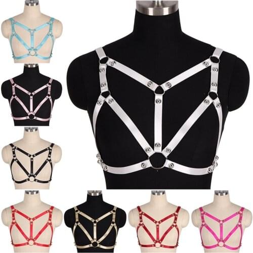 Gothic Sword Belt Harness Bra Cage Erotic Adjustable Suspenders Lingerie Festival Rave Costume Womens Underwear Stocking Belt