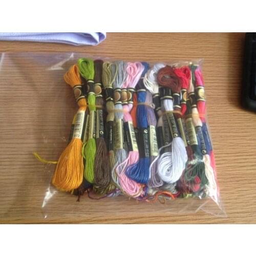 JCS Cross Stitch threads The two label Style 50 Similar DMC Anchor Cross Stitch Cotton Embroidery cross stitch embroidery thread