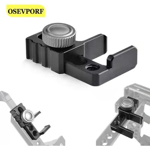 Camera Cage Cable Clamp Lock for Blackmagic Video Monitor Cage for Sony A7RIII A7SIII Camera A6500 A6600 A6400 GH3 4 BMMCC Cage