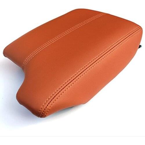Microfibre Leather Center Armrest Case Cover For For Honda Accord 9th generation central armrest box Cover Car decoration