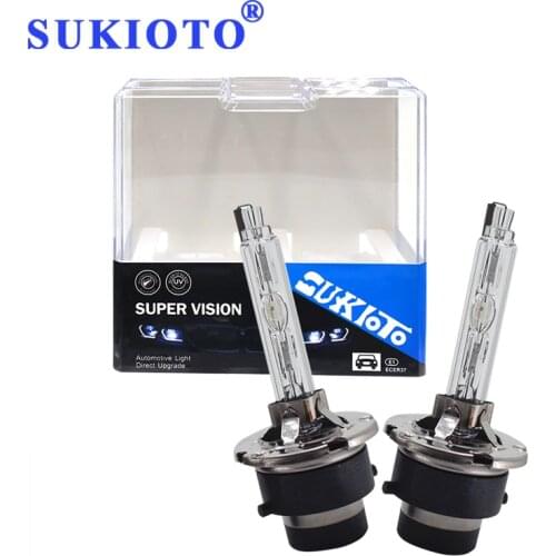 SUKIOTO 2PCS 2021 OEM D1S D2S D2R D3S D4R D4S Xenon HID Bulbs 4300K 5000K 6000K 8000K HID Replacement Lamp For Car Headlight