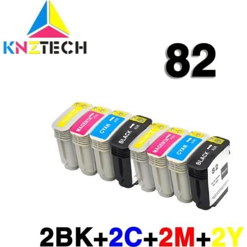 2set replace compatible for hp82 Ink Cartridge For 82 Designjet 10ps/20ps/120nr/50ps/500/510/800/815/820