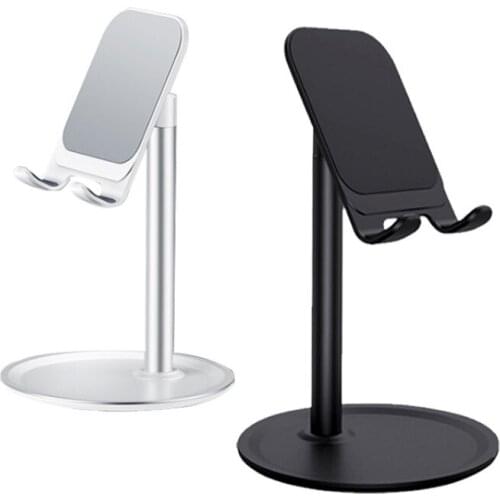Desktop Phone Holder Stand for Mobile Smartphone Support Tablet Desk Stand Cell Phone Universal Mount for IPhone 12 Pro Max Mini
