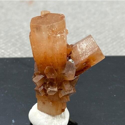 Natural laranja aragonite quartzo cristal áspero pedra cluster nepheline espécime cura pedras naturais e minerais s51